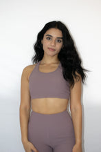 Load image into Gallery viewer, Classic Ribbed Sports Bra Brown Sugar
